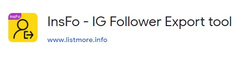 InsFo - IG Follower Export tool